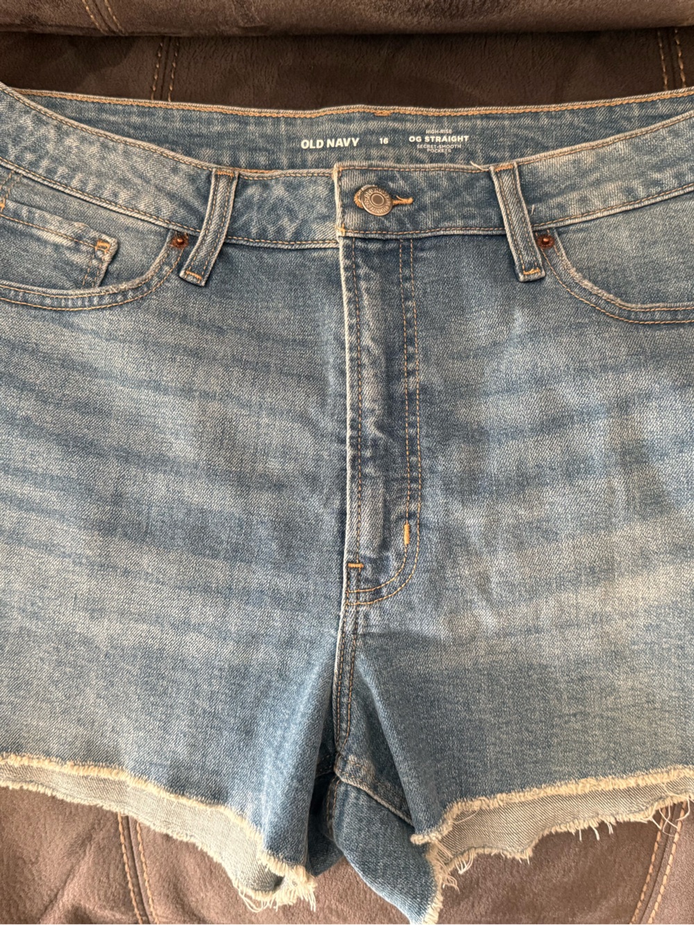 Old Navy Light Blue Denim Cutoff Shorts
